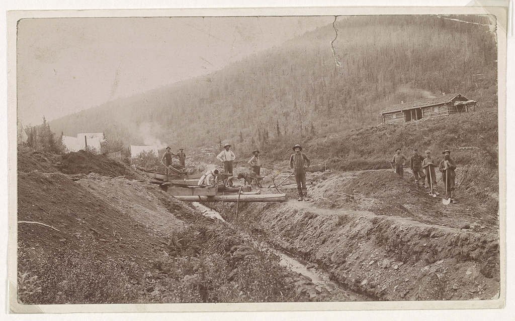 Miners during the gold rush